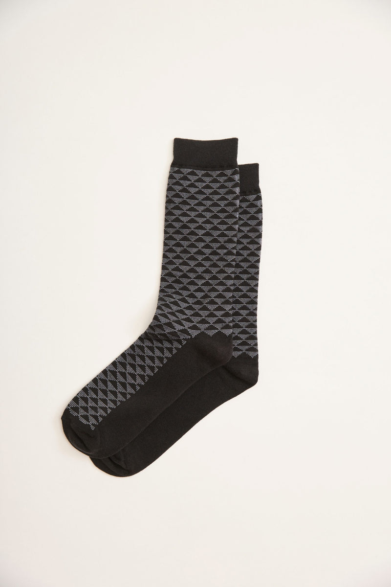 Geometric pattern socks