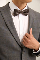 Micro Flower Silk Bow Tie