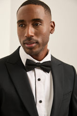 Micro Flower Jacquard Bow Tie