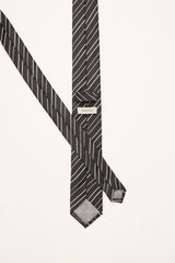 Bold Stripe Jacquard Tie