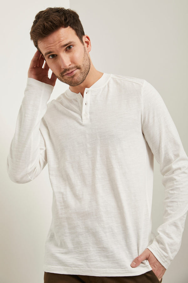 Long sleeve t-shirt with rib details