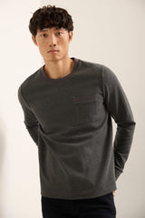 Rib Detail Textured Sweater