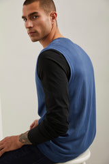 Gilet sans manches de couleur unie