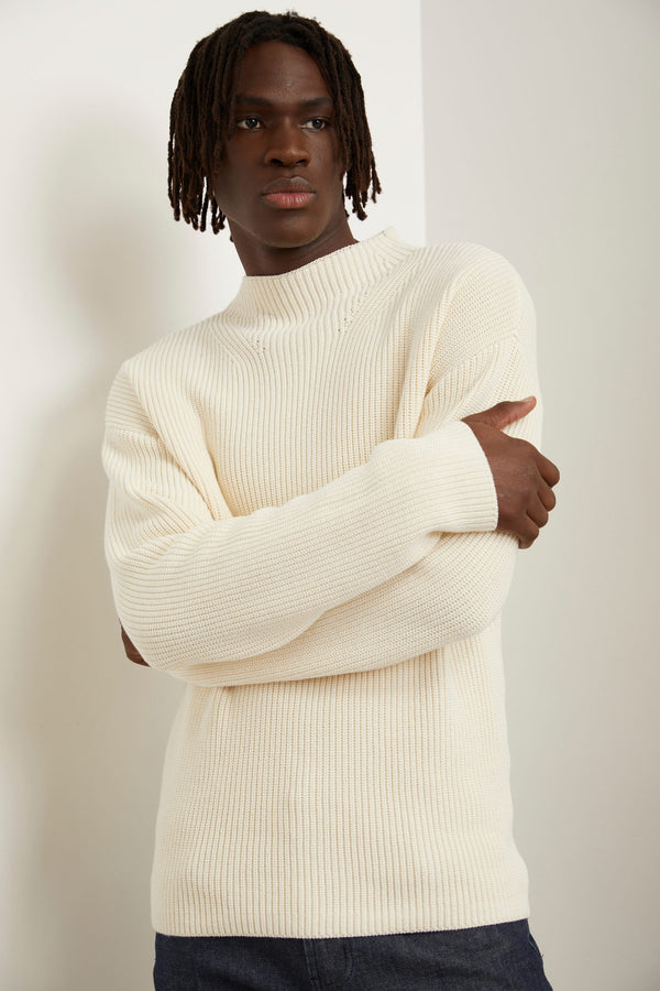 Mock neck sweater