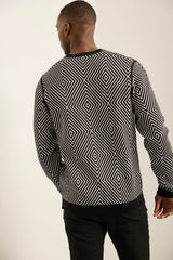 Reversible Jacquard Sweater