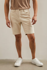 5 pocket twill bermuda shorts
