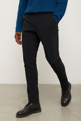 Pantalon taille demi-élastique