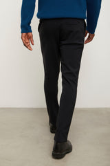 Pantalon taille demi-élastique