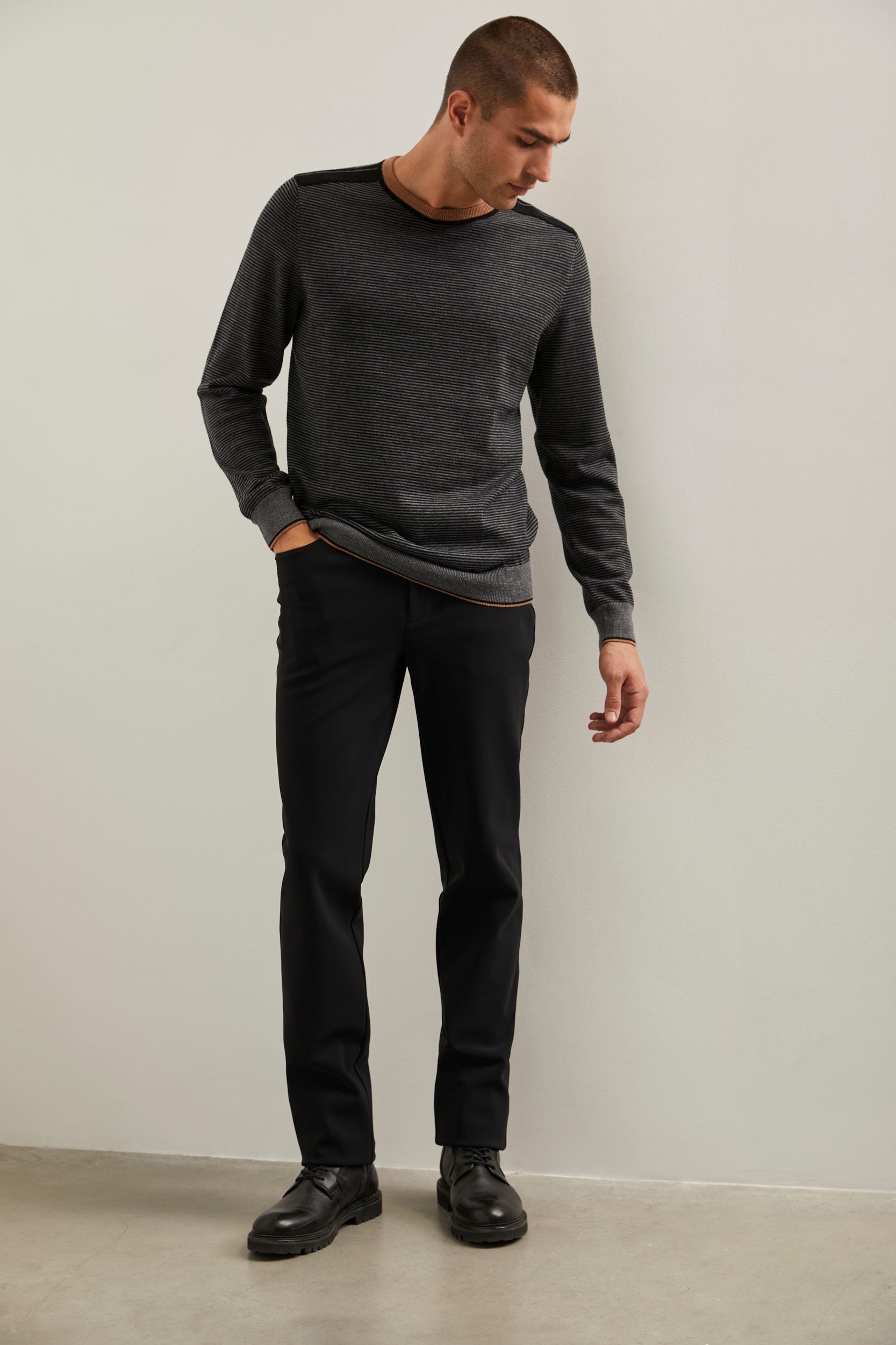 Pantalon Sport Chic jersey Étroit 5 poches