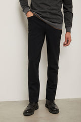 Pantalon en jersey coupe ajustée à 5 poches