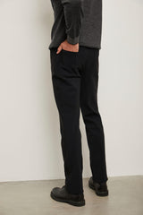Pantalon en jersey coupe ajustée à 5 poches