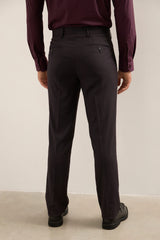 Pantalon coupe urbain texturé avec poches obliques