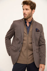 Check Fitted Blazer