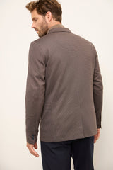 Check Fitted Blazer