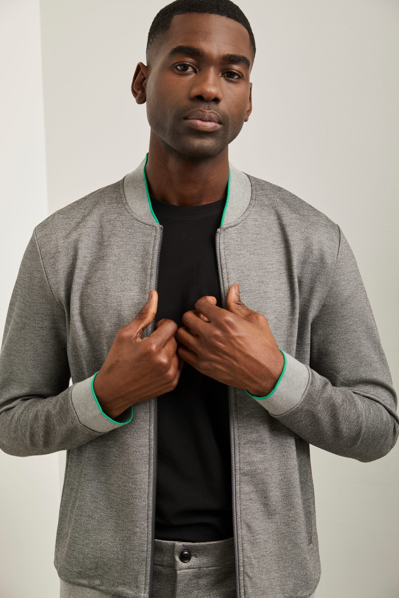 Blouson Jersey texturé