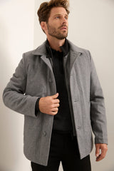 Removable collar solid coat